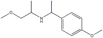 [1-(4-methoxyphenyl)ethyl](1-methoxypropan-2-yl)amine Struktur