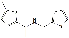 [1-(5-methylthiophen-2-yl)ethyl](thiophen-2-ylmethyl)amine Struktur