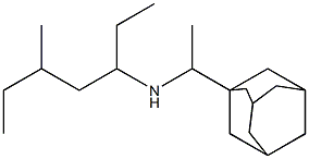 [1-(adamantan-1-yl)ethyl](5-methylheptan-3-yl)amine Struktur