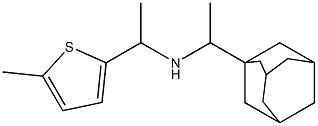 [1-(adamantan-1-yl)ethyl][1-(5-methylthiophen-2-yl)ethyl]amine Struktur