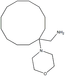 [1-(morpholin-4-yl)cyclododecyl]methanamine Struktur