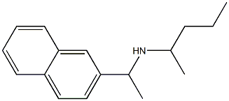 [1-(naphthalen-2-yl)ethyl](pentan-2-yl)amine Struktur