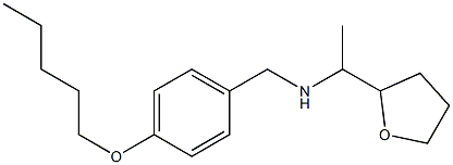 [1-(oxolan-2-yl)ethyl]({[4-(pentyloxy)phenyl]methyl})amine Struktur