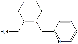 [1-(pyridin-2-ylmethyl)piperidin-2-yl]methanamine Struktur