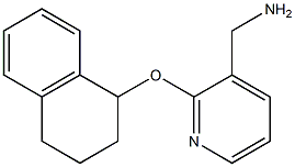 [2-(1,2,3,4-tetrahydronaphthalen-1-yloxy)pyridin-3-yl]methanamine Struktur