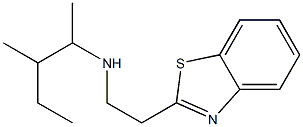 [2-(1,3-benzothiazol-2-yl)ethyl](3-methylpentan-2-yl)amine Struktur