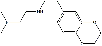 [2-(2,3-dihydro-1,4-benzodioxin-6-yl)ethyl][2-(dimethylamino)ethyl]amine Struktur