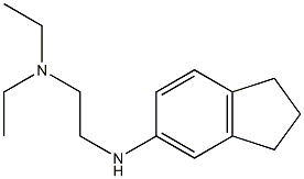 [2-(2,3-dihydro-1H-inden-5-ylamino)ethyl]diethylamine Struktur