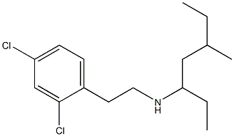 [2-(2,4-dichlorophenyl)ethyl](5-methylheptan-3-yl)amine Struktur