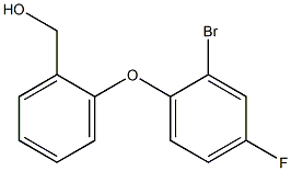 [2-(2-bromo-4-fluorophenoxy)phenyl]methanol Struktur