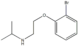 [2-(2-bromophenoxy)ethyl](propan-2-yl)amine Struktur