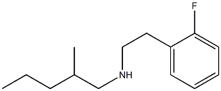 [2-(2-fluorophenyl)ethyl](2-methylpentyl)amine Struktur