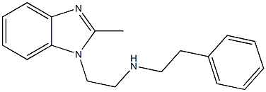 [2-(2-methyl-1H-1,3-benzodiazol-1-yl)ethyl](2-phenylethyl)amine Struktur