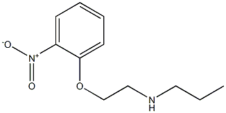 [2-(2-nitrophenoxy)ethyl](propyl)amine Struktur