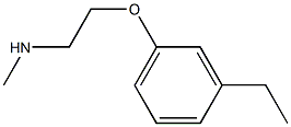 [2-(3-ethylphenoxy)ethyl](methyl)amine Struktur