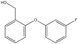 [2-(3-fluorophenoxy)phenyl]methanol Struktur