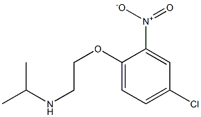 [2-(4-chloro-2-nitrophenoxy)ethyl](propan-2-yl)amine Struktur