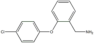 [2-(4-chlorophenoxy)phenyl]methanamine Struktur