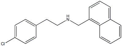 [2-(4-chlorophenyl)ethyl](naphthalen-1-ylmethyl)amine Struktur