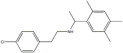 [2-(4-chlorophenyl)ethyl][1-(2,4,5-trimethylphenyl)ethyl]amine Struktur