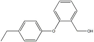 [2-(4-ethylphenoxy)phenyl]methanol Struktur