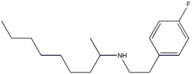 [2-(4-fluorophenyl)ethyl](nonan-2-yl)amine Struktur