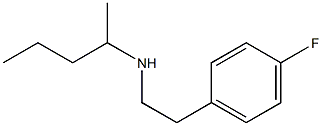 [2-(4-fluorophenyl)ethyl](pentan-2-yl)amine Struktur