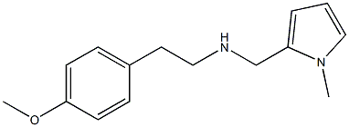 [2-(4-methoxyphenyl)ethyl][(1-methyl-1H-pyrrol-2-yl)methyl]amine Struktur