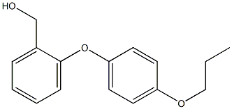 [2-(4-propoxyphenoxy)phenyl]methanol Struktur