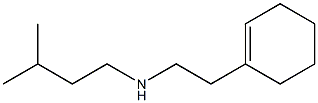 [2-(cyclohex-1-en-1-yl)ethyl](3-methylbutyl)amine Struktur