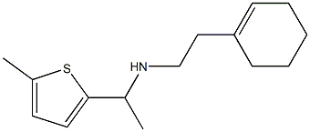 [2-(cyclohex-1-en-1-yl)ethyl][1-(5-methylthiophen-2-yl)ethyl]amine Struktur