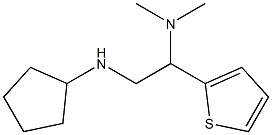 [2-(cyclopentylamino)-1-(thiophen-2-yl)ethyl]dimethylamine Struktur