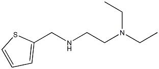 [2-(diethylamino)ethyl](thiophen-2-ylmethyl)amine Struktur