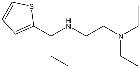 [2-(diethylamino)ethyl][1-(thiophen-2-yl)propyl]amine Struktur