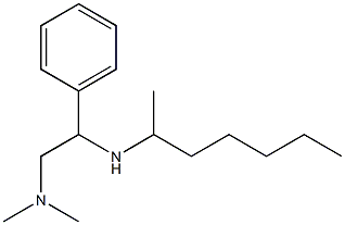 [2-(dimethylamino)-1-phenylethyl](heptan-2-yl)amine Struktur