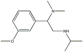 [2-(dimethylamino)-2-(3-methoxyphenyl)ethyl](propan-2-yl)amine Struktur