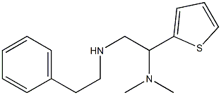 [2-(dimethylamino)-2-(thiophen-2-yl)ethyl](2-phenylethyl)amine Struktur