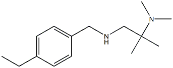 [2-(dimethylamino)-2-methylpropyl][(4-ethylphenyl)methyl]amine Struktur