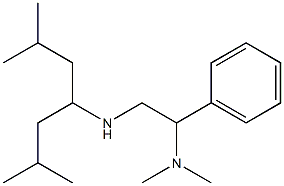 [2-(dimethylamino)-2-phenylethyl](2,6-dimethylheptan-4-yl)amine Struktur