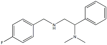 [2-(dimethylamino)-2-phenylethyl][(4-fluorophenyl)methyl]amine Struktur