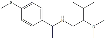 [2-(dimethylamino)-3-methylbutyl]({1-[4-(methylsulfanyl)phenyl]ethyl})amine Struktur