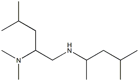 [2-(dimethylamino)-4-methylpentyl](4-methylpentan-2-yl)amine Struktur