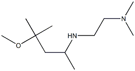 [2-(dimethylamino)ethyl](4-methoxy-4-methylpentan-2-yl)amine Struktur