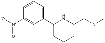 [2-(dimethylamino)ethyl][1-(3-nitrophenyl)butyl]amine Struktur