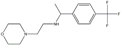 [2-(morpholin-4-yl)ethyl]({1-[4-(trifluoromethyl)phenyl]ethyl})amine Struktur