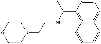 [2-(morpholin-4-yl)ethyl][1-(naphthalen-1-yl)ethyl]amine Struktur