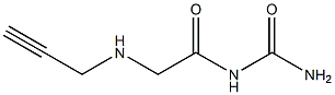 [2-(prop-2-yn-1-ylamino)acetyl]urea Struktur