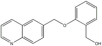 [2-(quinolin-6-ylmethoxy)phenyl]methanol Struktur