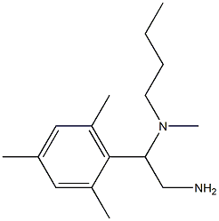 [2-amino-1-(2,4,6-trimethylphenyl)ethyl](butyl)methylamine Struktur