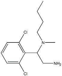 [2-amino-1-(2,6-dichlorophenyl)ethyl](butyl)methylamine Struktur